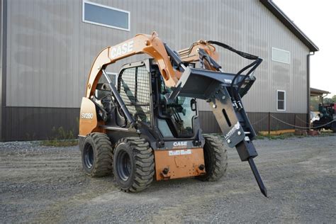 skid steer with concrete breaker and bucket|concrete breakers for skid loaders.